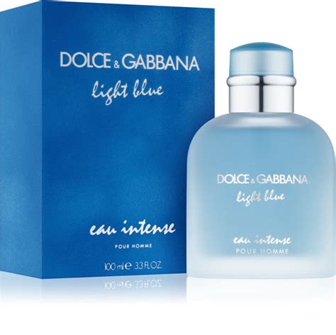 dolce gabbana light blue eau intense men 100 ml|light blue intense 50ml.